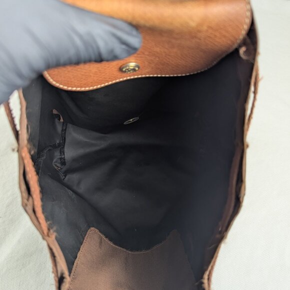 Longchamp Paris Nylon Bag Brown Backpack – Authentic Le Pliage, Ready to Ship! - Picture 3 of 15